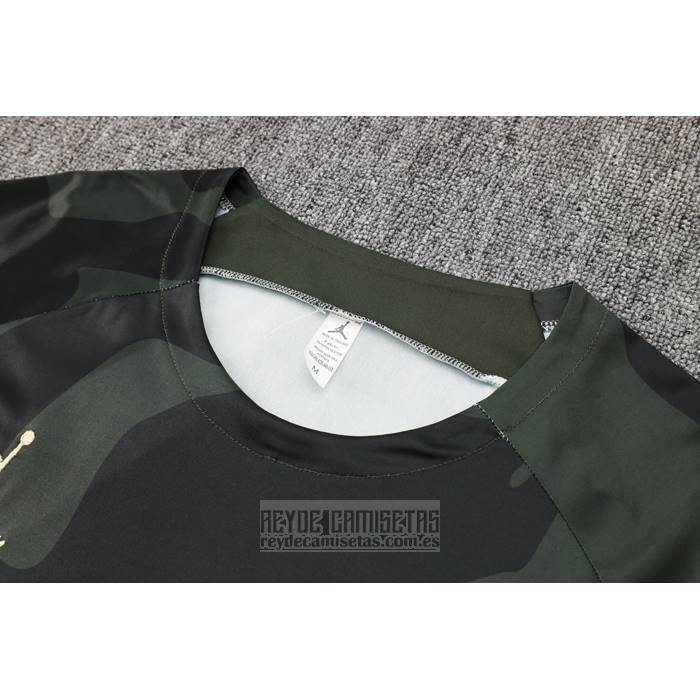 Chandal del Paris Saint-Germain Jordan Manga Corta 2024-2025 Verde - Pantalon Corto